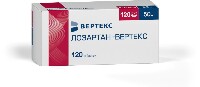 Изображение товара Лозартан-вертекс 50 мг 120 шт. таблетки, покрытые пленочной оболочкой