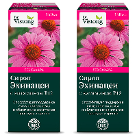 Изображение товара Набор из 2-х уп DR VISTONG СИРОП ЭХИНАЦЕИ С ВИТАМИНОМ В12 150МЛ ФЛАК