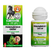 Изображение товара Лошадиная сила гель тонизирующий с конским каштаном и экстрактом пиявки 90 мл/роликовый аппликатор