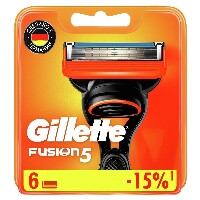 GILLETTE FUSION КАССЕТЫ СМЕННЫЕ ДЛЯ БЕЗОПАСНЫХ БРИТВ
