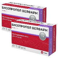 Изображение товара Набор из 2-х уп Бисопролол Велфарм 10мг №90 табл со скидкой
