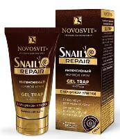 Изображение товара Novosvit snail repair интенсивный ночной крем gel trap с муцином улитки 50 мл