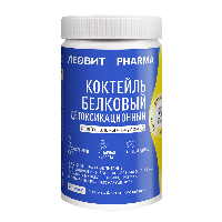 Изображение товара Леовит pharma коктейль белковый детоксикационный с нейтральным вкусом 400 гр/банка