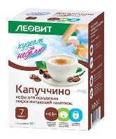 Изображение товара Леовит худеем за неделю кофе для похудения капуччино 7 шт. пак