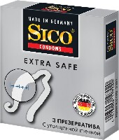 Изображение товара Презервативы sico extra safe с утолщенной стенкой 3 шт.