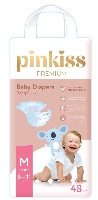Изображение товара Pinkiss premium подгузники m/6-11 кг/ 48 шт.