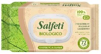 Изображение товара Salfeti салфетки влажные очищающие универсальные eco 72 шт.