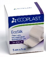 ECOPLAST ПЛАСТЫРЬ ECOSILK МЕДИЦИНСКИЙ ФИКСИРУЮЩИЙ ТЕКСТИЛЬНЫЙ