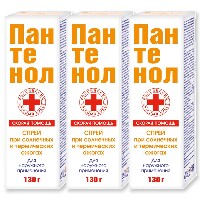 Изображение товара Набор из 3 уп. СКОРАЯ ПОМОЩЬ ПАНТЕНОЛ СПРЕЙ Д/ЛИЦА И ТЕЛА ПРИ СОЛНЕЧНЫХ ОЖОГАХ 130,0