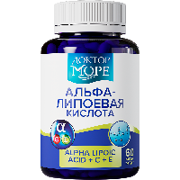 Изображение товара Доктор море альфа-липоевая кислота+с+е 60 шт. капсулы массой 700 мг