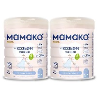 Изображение товара Набор из 2 уп МАМАКО-1 PREMIUM СМЕСЬ СУХ НА КОЗЬЕМ МОЛОКЕ С ОЛИГОСАХАРИДАМИ ГРУДНОГО МОЛОКА 800,0 по спец.цене