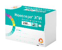 Изображение товара Новолера эпи 200 мг 56 шт. таблетки, покрытые пленочной оболочкой