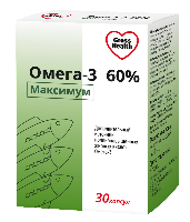 Изображение товара Gross health омега 3-60% максимум 30 шт. капсулы массой 1400 мг