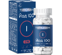 Турамин йод 100 90 шт. капсулы массой 0,2 г