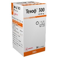 Изображение товара Теноф 300 300 мг 30 шт. банка таблетки, покрытые пленочной оболочкой
