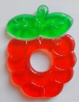 Изображение товара Будь здоров прорезыватель водонаполненный малина