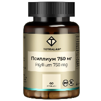 Изображение товара Tetralab псиллиум 750 мг 60 шт. капсулы массой 750 мг