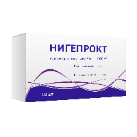 Изображение товара Нигепрокт 50 мг+1000 МЕ 10 шт. суппозитории ректальные