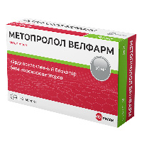 Метопролол велфарм 50 мг 30 шт. таблетки